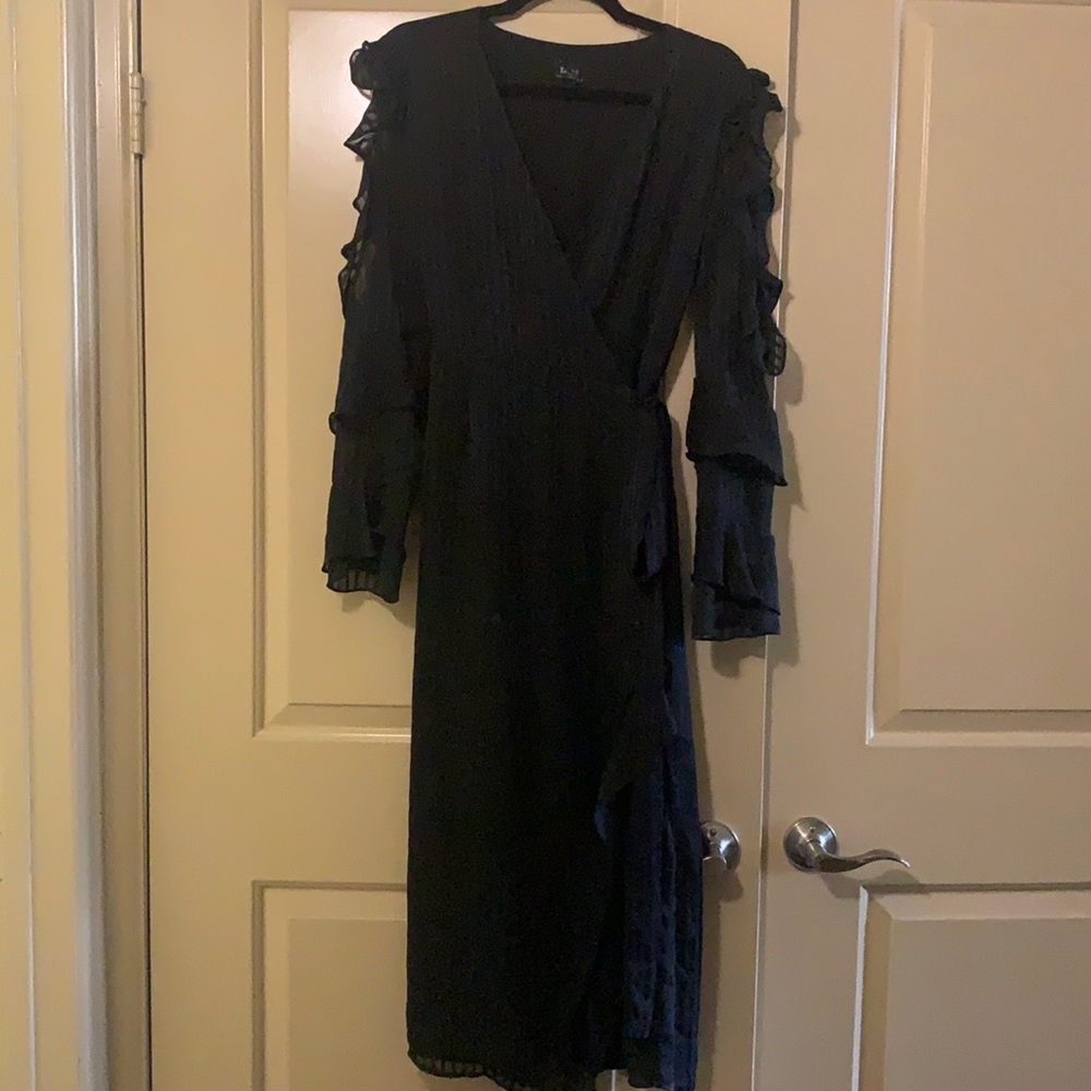 Bardot black dress from Nordstrom’s.